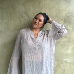 Simply Vera Vera Wang Bell Sleeve Tunic